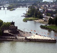 Das Deutsche Eck in Koblenz